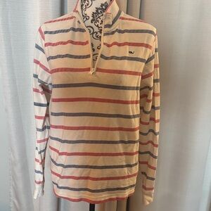 Vineyard Vines Multicolor Striped Long Sleeve Tee